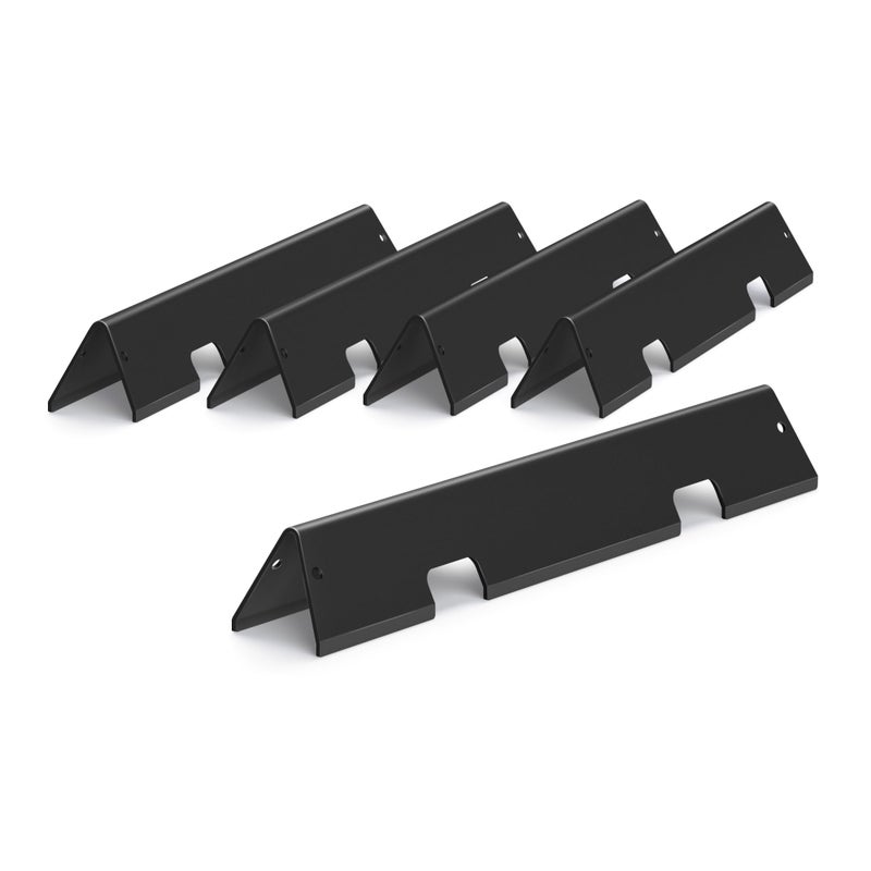 WEMEIKIT 7636 & 67046 Flavorizer Bars for Weber Spirit II E-310 310 300 Grill Parts  Spirit E/S-310 320 330 Part Replacement  16GA Porcelain-enameled Flavor Bars for Weber Spirit GS4  15.3  Flame Guards 5 Pack - Image 1